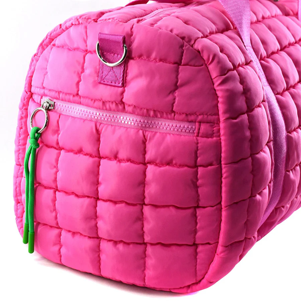 Quilted Puffer Weekender/Duffel Bag
