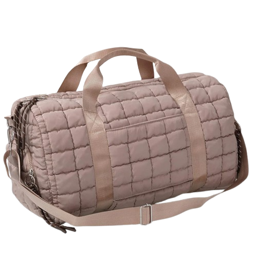 Quilted Puffer Weekender/Duffel Bag
