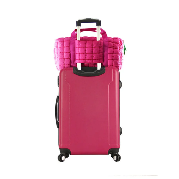 Quilted Puffer Weekender/Duffel Bag