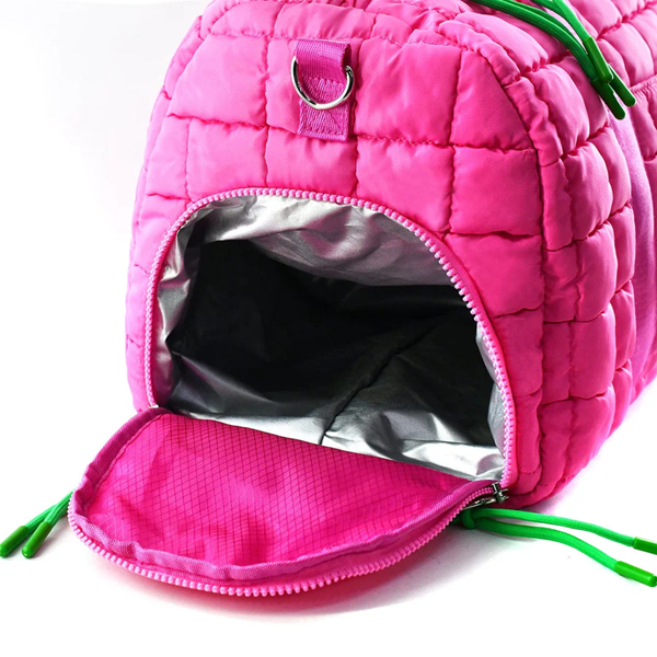 Quilted Puffer Weekender/Duffel Bag