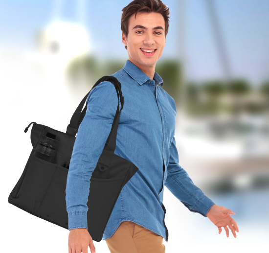 The Spoiled Office Multi Pocket Tote Bag