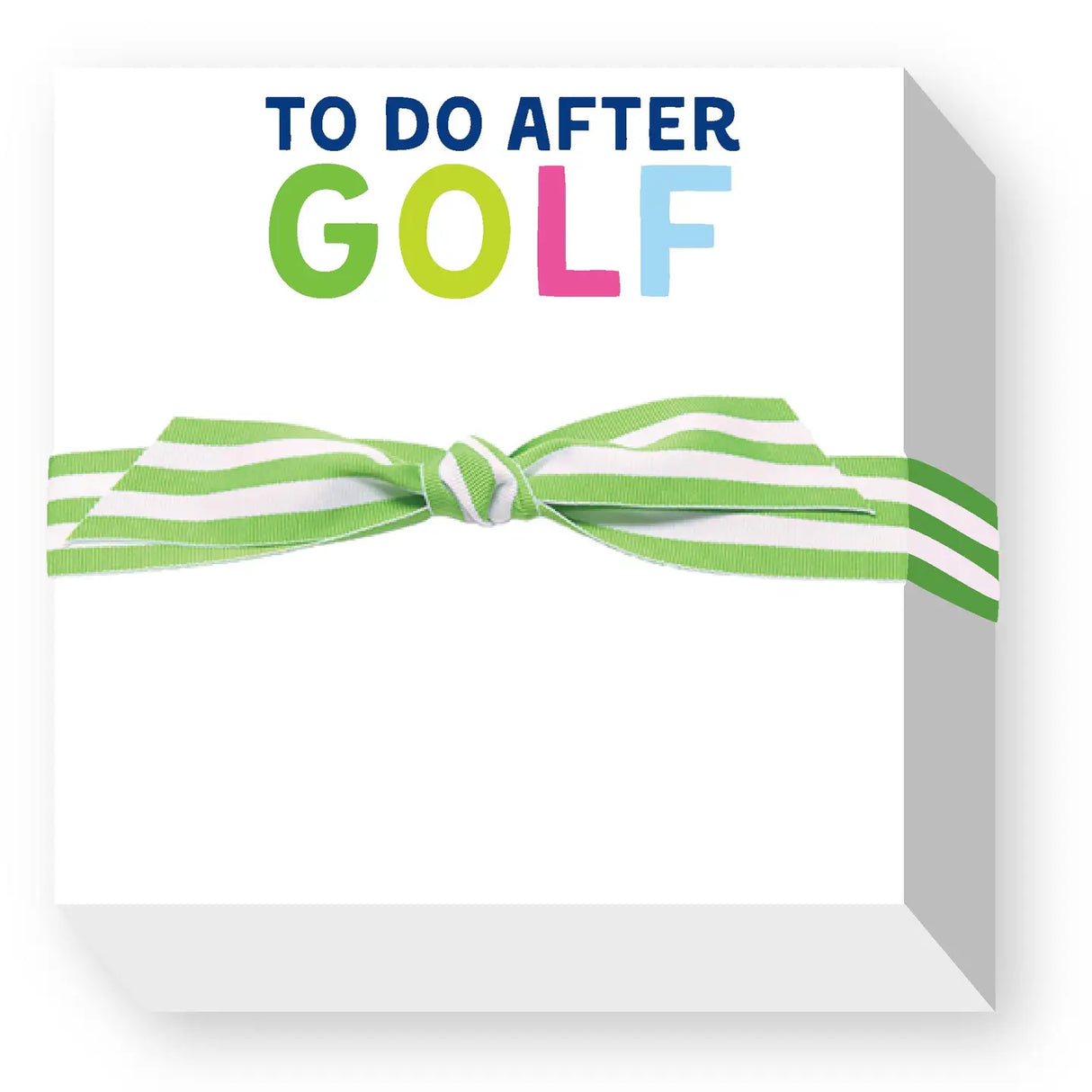 To Do After Golf Note Pad