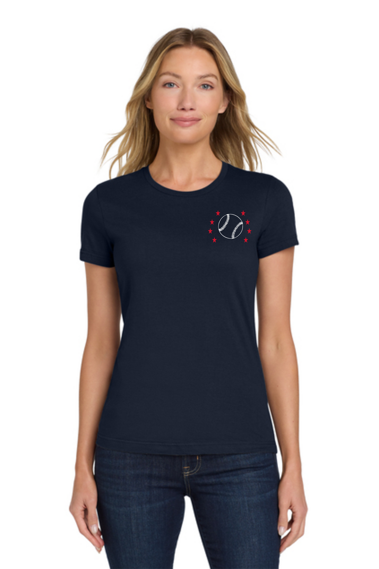 All American Softball Navy Graphic T-Shirt