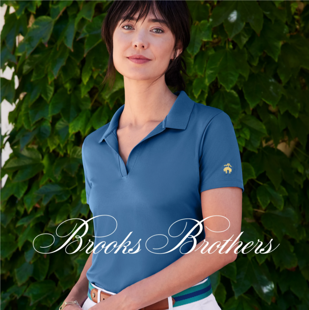 Brooks Brothers® Women’s Mesh Pique Performance Polo