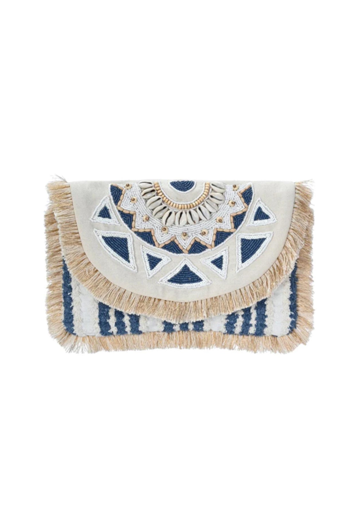 Antik Kraft Coastal Shell Clutch