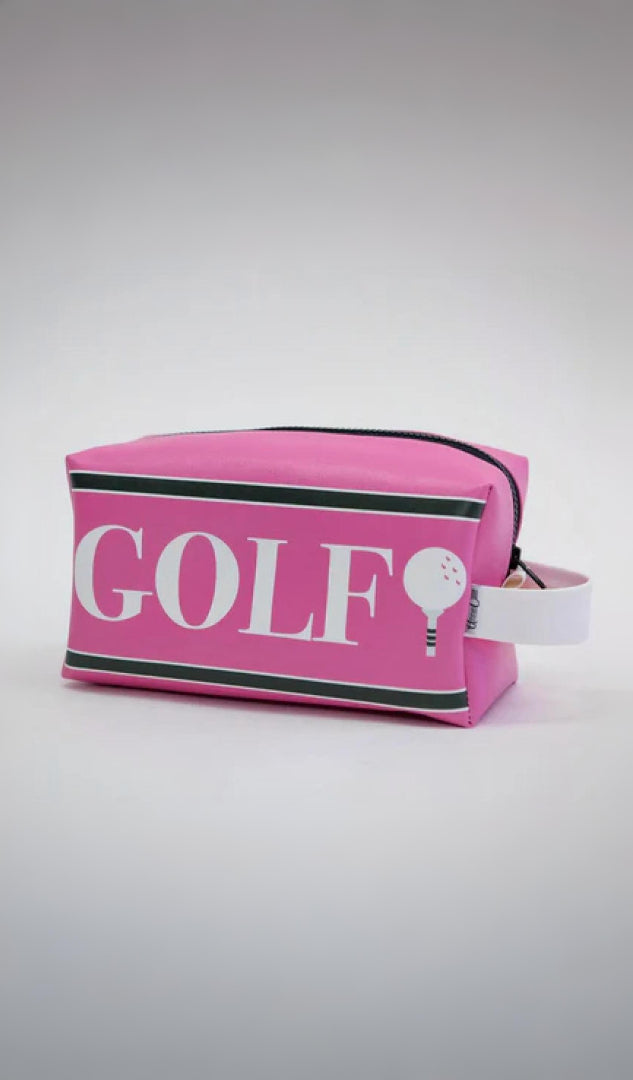 Anne Cate Pink Golf Caddy Bag / Carry All Pouch