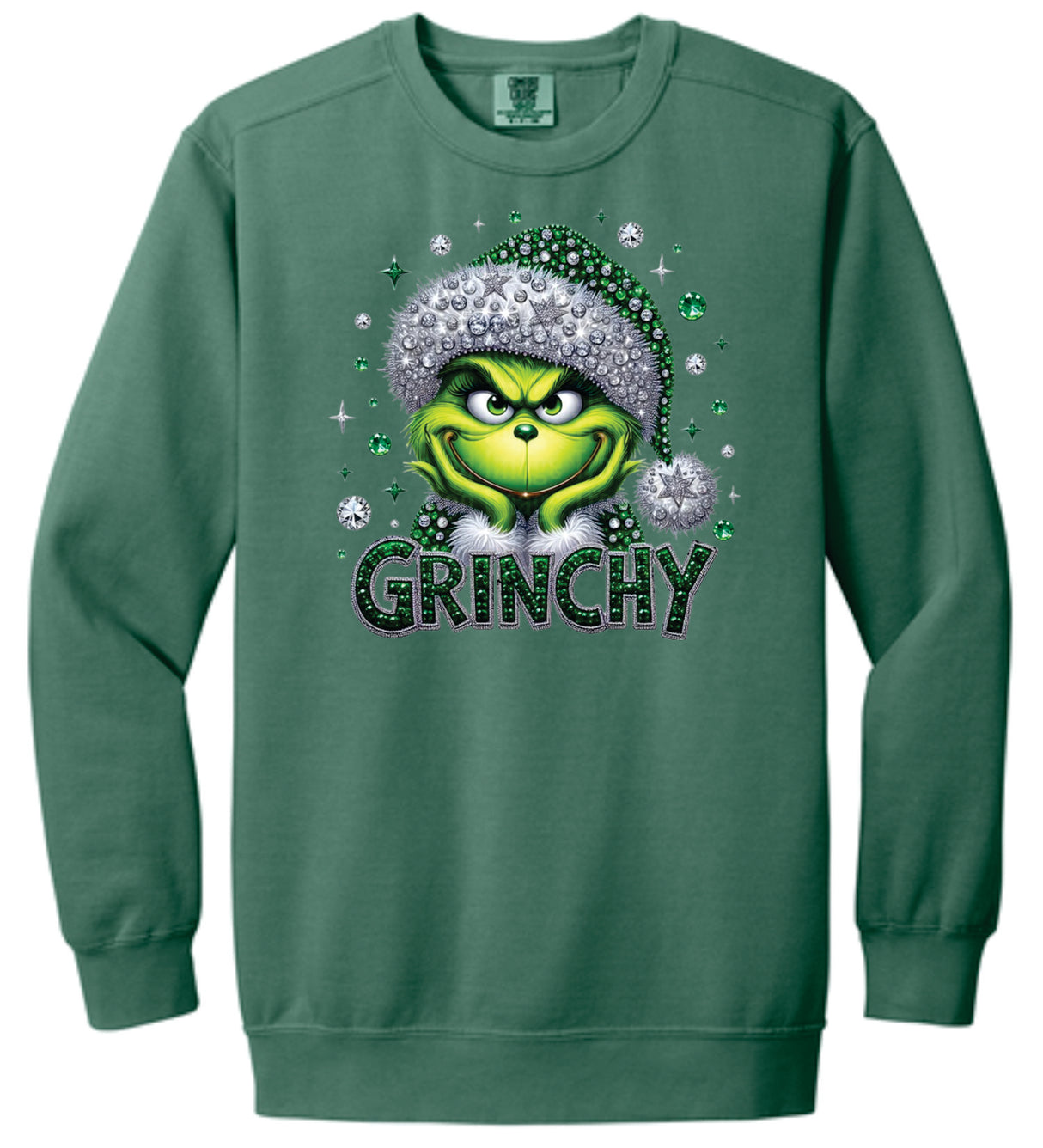Green Guy Grinch Unisex Comfort Colors Sweatshirt