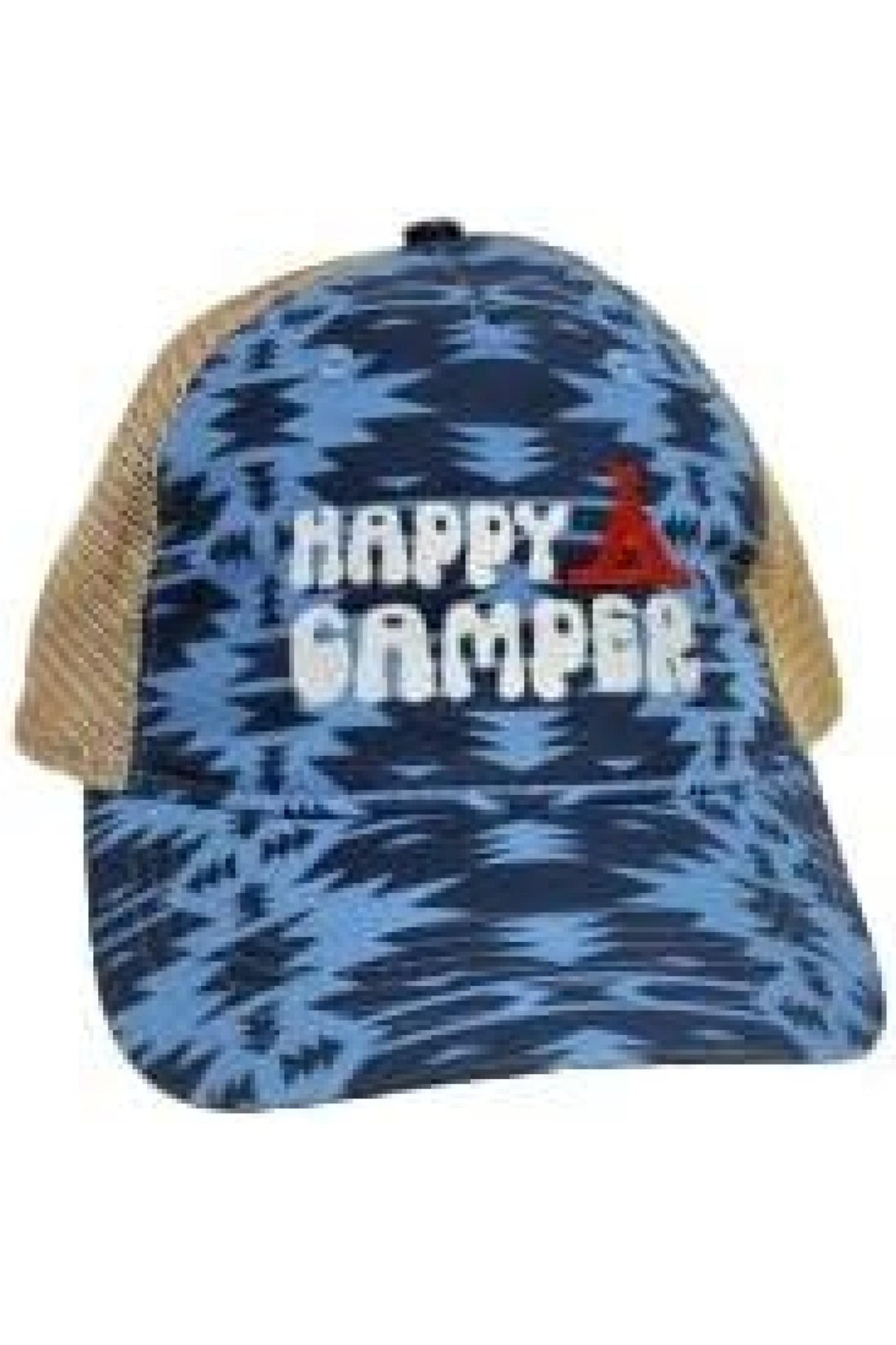 Muddy Carrots Happy Camper Mesh Back Hat