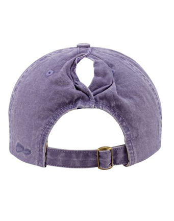 Hello Weekend Ponytail Violets Cap