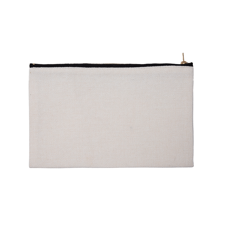 Linen Zippered Bag for Sublimation - 6" x 9.3"
