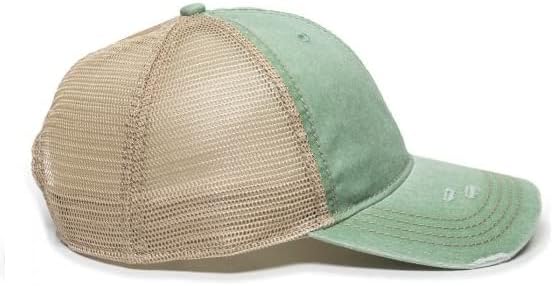 Muddy Carrots Tea stained mesh back hat