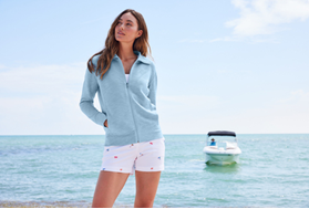 Ladies Full Zip Sweater by Tommy Bahama