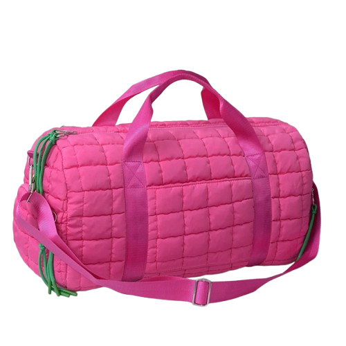 Quilted Puffer Weekender/Duffel Bag