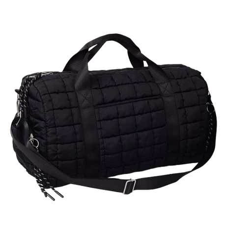 Quilted Puffer Weekender/Duffel Bag