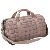 Quilted Puffer Weekender/Duffel Bag