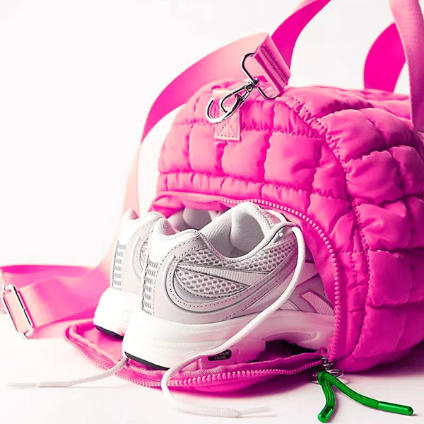 Quilted Puffer Weekender/Duffel Bag
