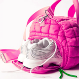 Quilted Puffer Weekender/Duffel Bag