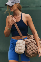Quilted Puffer Weekender/Duffel Bag