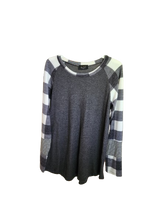 LTX Sportswear USA Plaid Arm Sweater