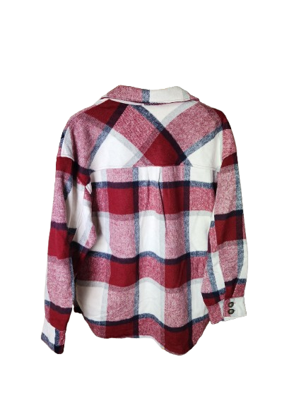 LTX Sportswear Plaid Collared Coat