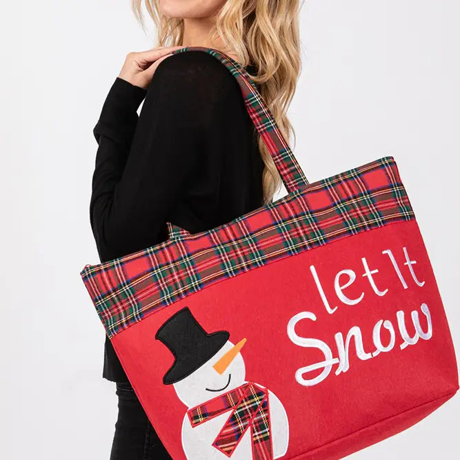 Let it Snow Tote