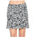 Aryeh Black and White Hibiscus Tessa Skort