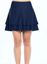 Aryeh Jolette Double Layer Skort Navy