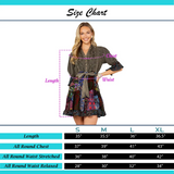 Young Threads Vintage Fusion: Stone-Washed Baby Doll Dress Embroidery