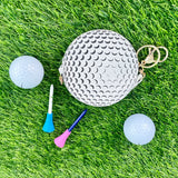 Golf Ball Key Chain Bag Charm