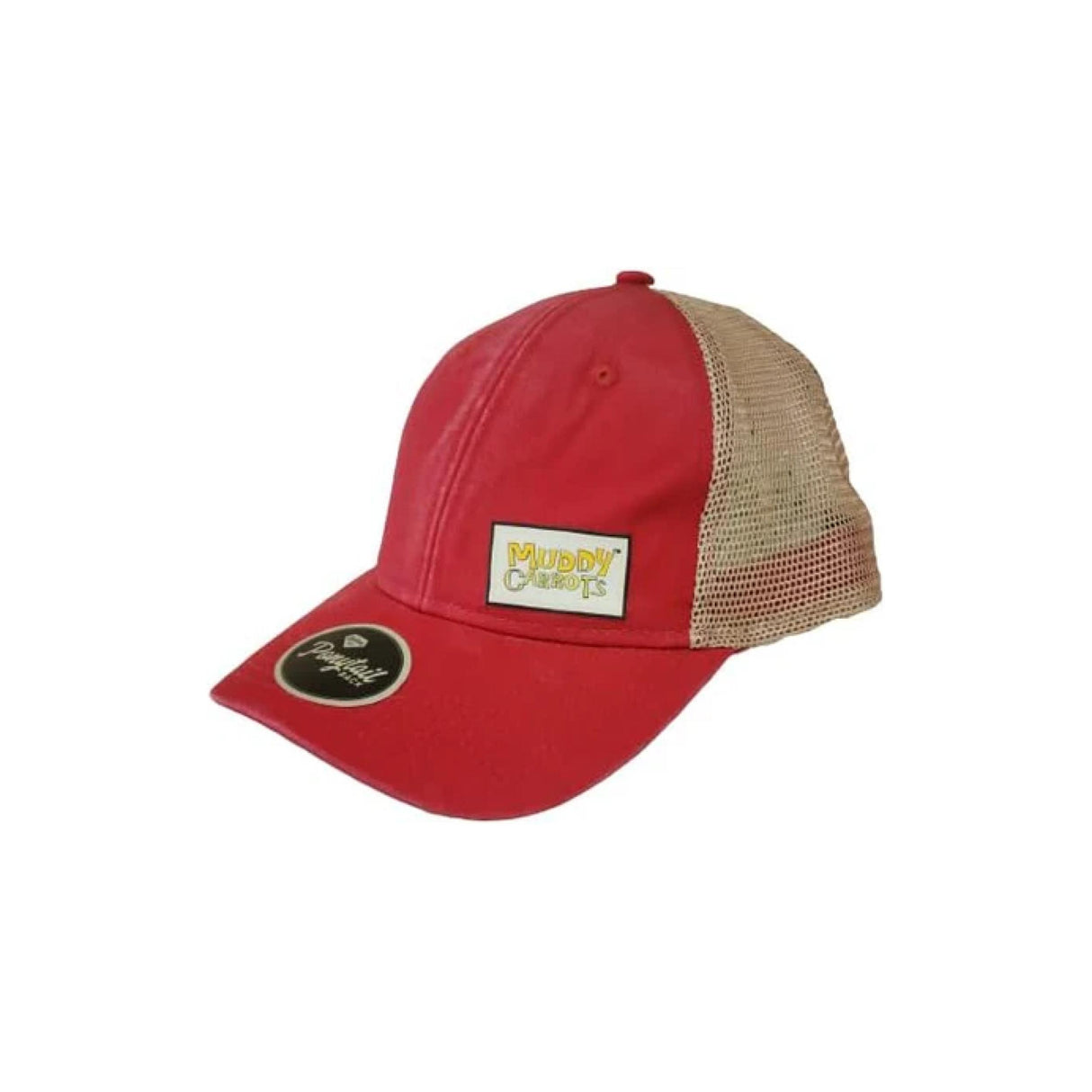 Muddy Carrots Pony Tail Mesh Back Hat