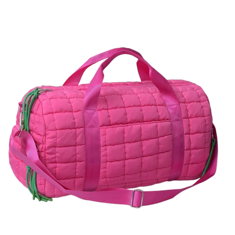 Quilted Puffer Weekender/Duffel Bag